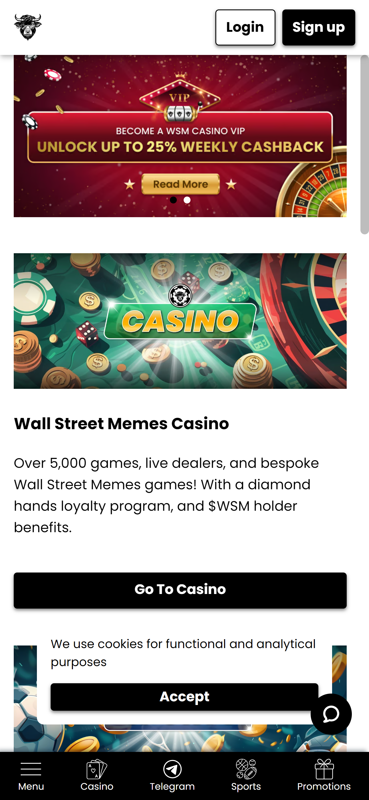 WSM Casino — mobiel